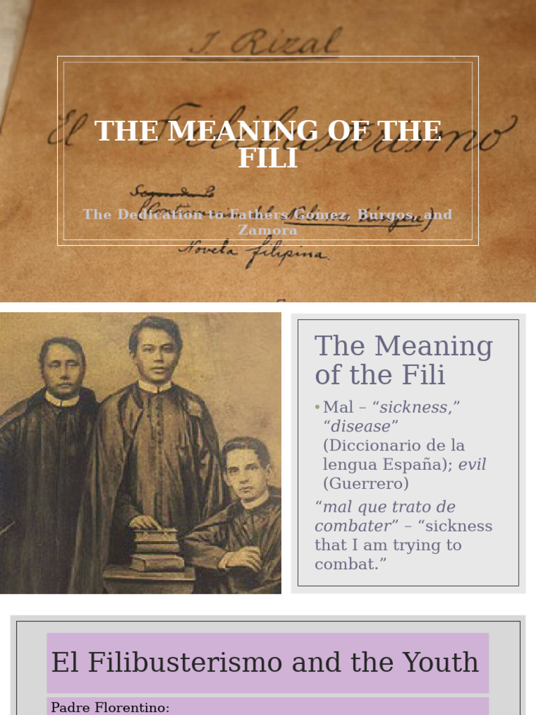 Understanding the Fili's Meaning | PDF