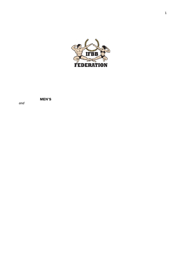 Classic Bodybuilding Weight Classes | PDF | Arm | Human Anatomy