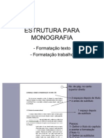 Estrutura para Monografia