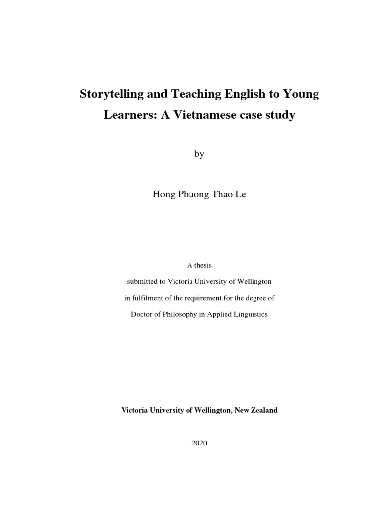 Storytelling in EFL for Young Learners | PDF | Teachers | English As A ...