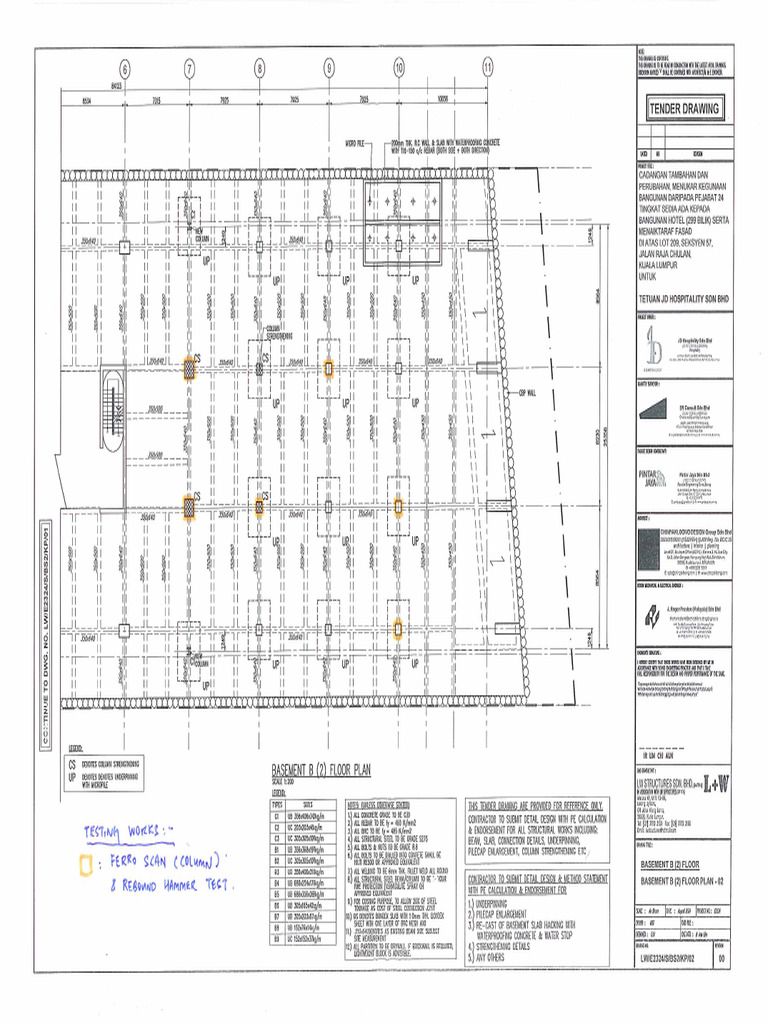 MIDF - Proposed Structural Testing Works | PDF