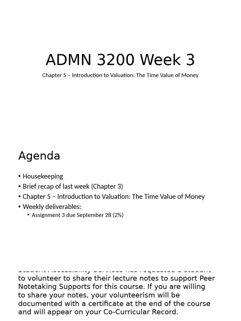 Time Value of Money in Valuation | PDF | Discounted Cash Flow | Interest