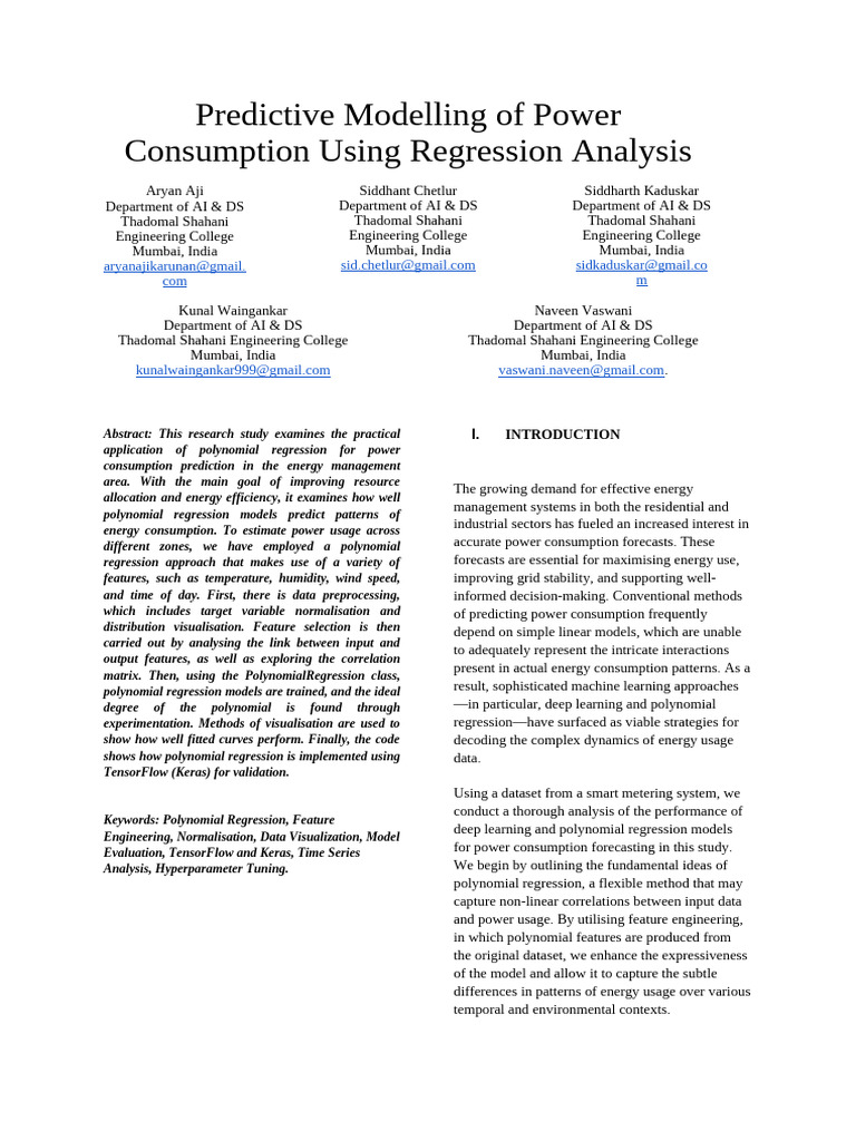 Poly_Regression_Research_Paper_Final | PDF | Deep Learning | Regression ...