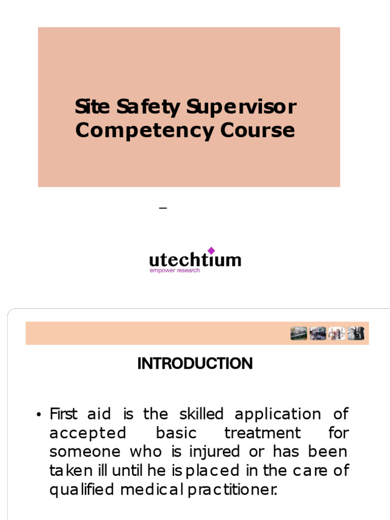 39 Part VII D First Aid Management | PDF | First Aid | Medical Emergencies