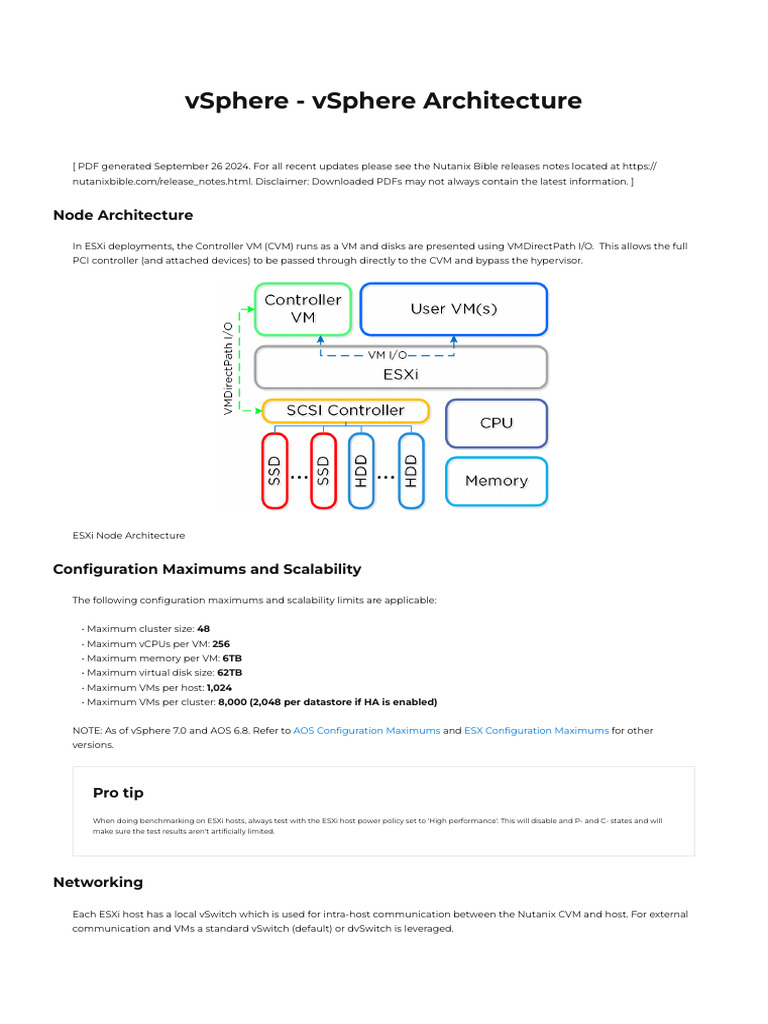 6a Book of Vsphere Architecture | PDF | System Software | Software