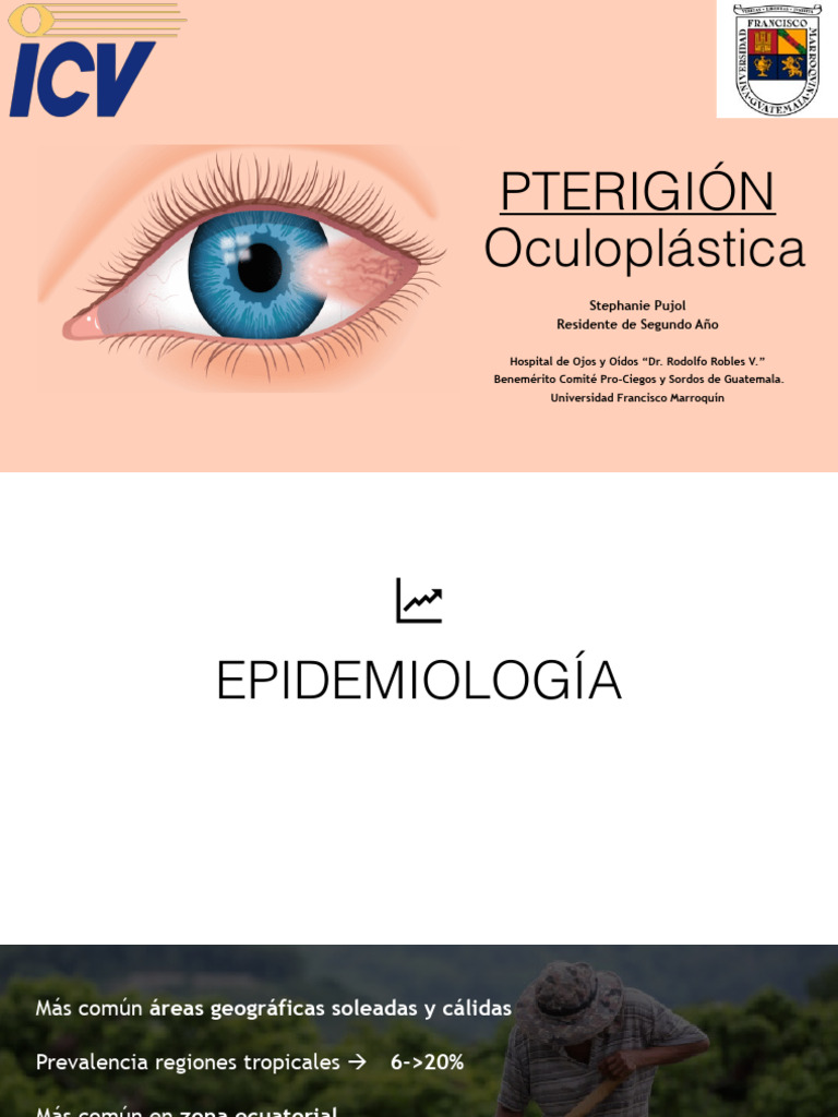 Epidemiología y Tratamiento del Pterigion | PDF | Córnea | Cirugía