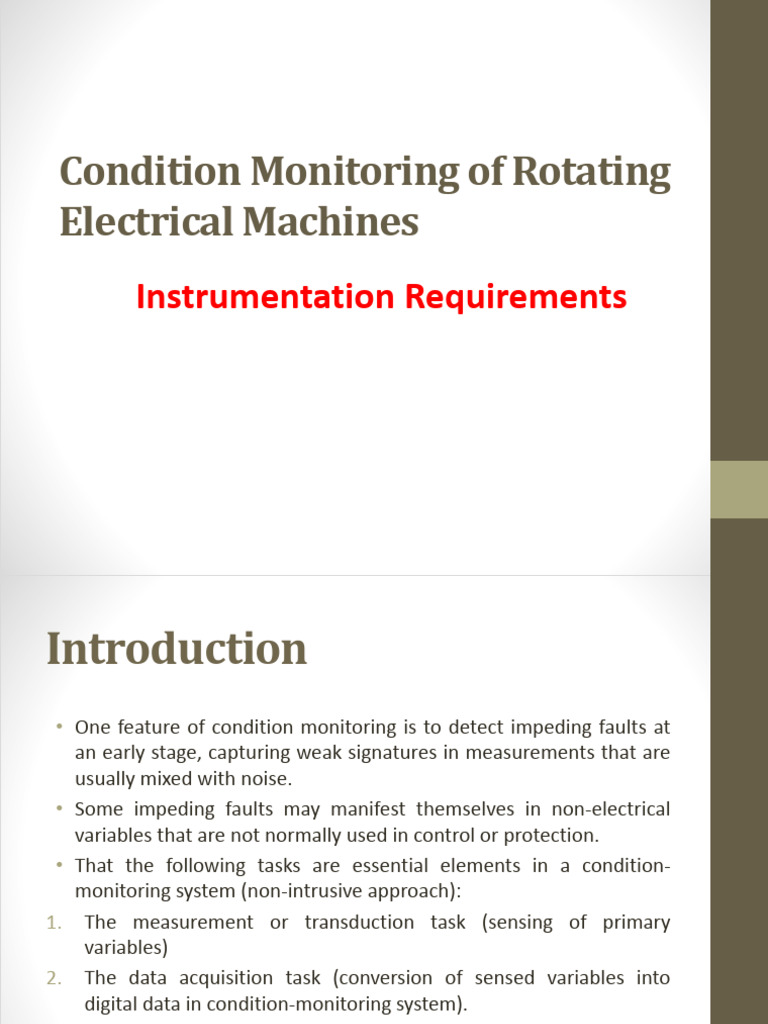 Condition Monitoring of Electrical Machines | PDF | Thermocouple ...