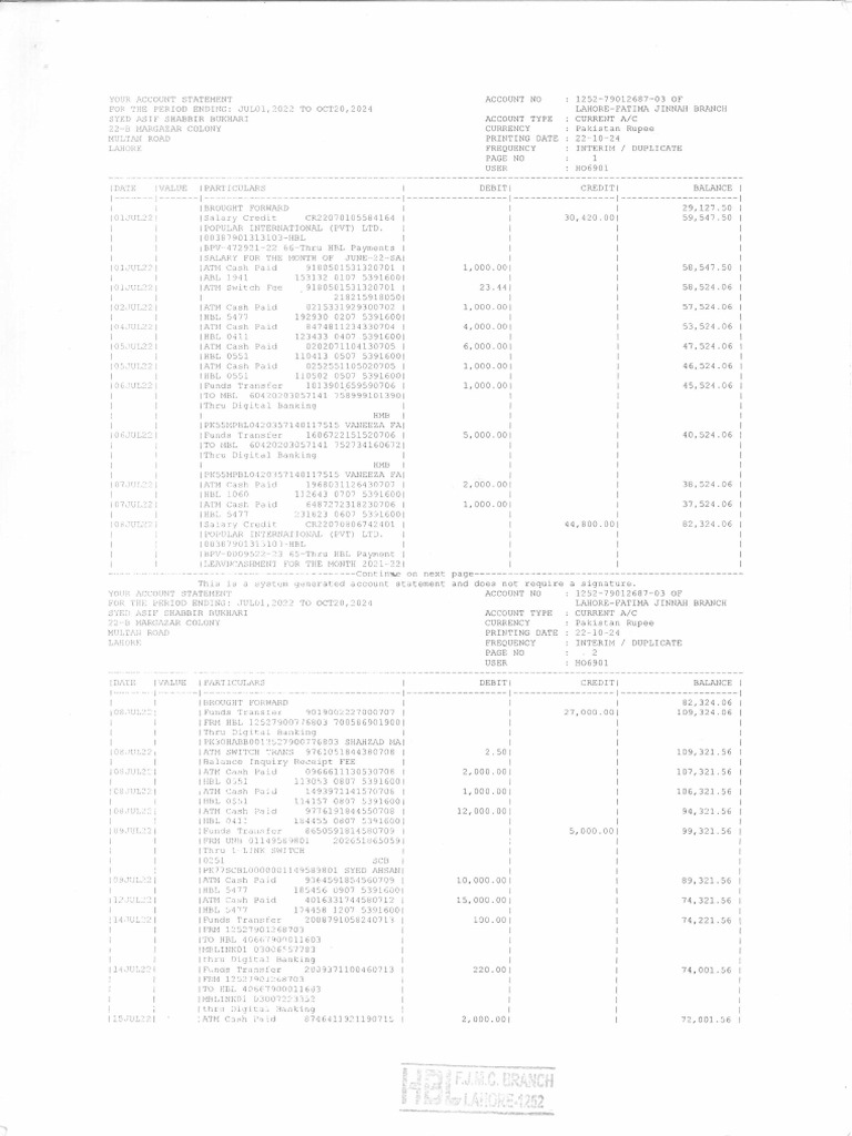 Statment | PDF