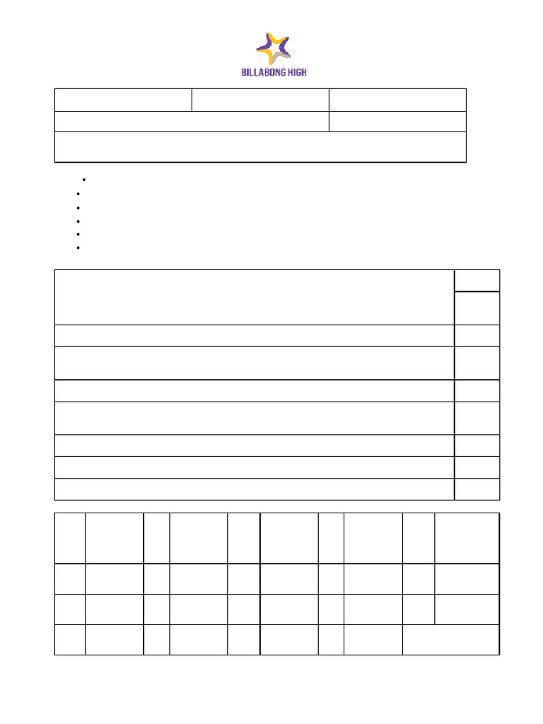 G7 Science Term 1 Paper 1 | PDF | Atoms | Electron