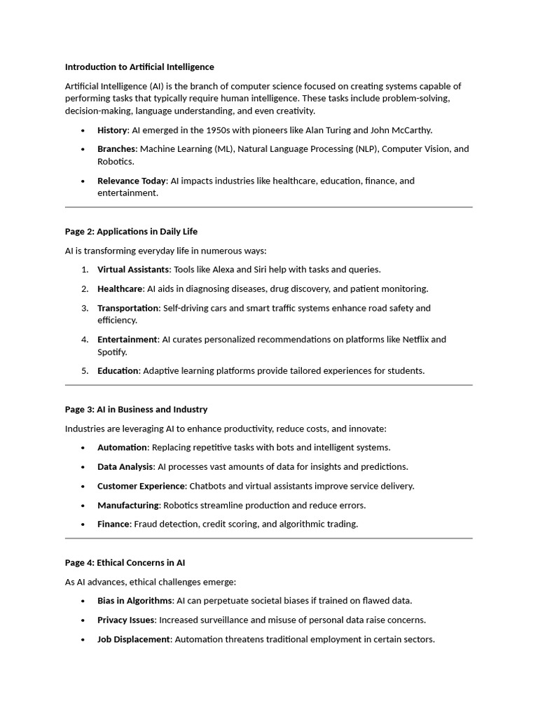 Artificial Intelligence Ai Pdf Artificial Intelligence