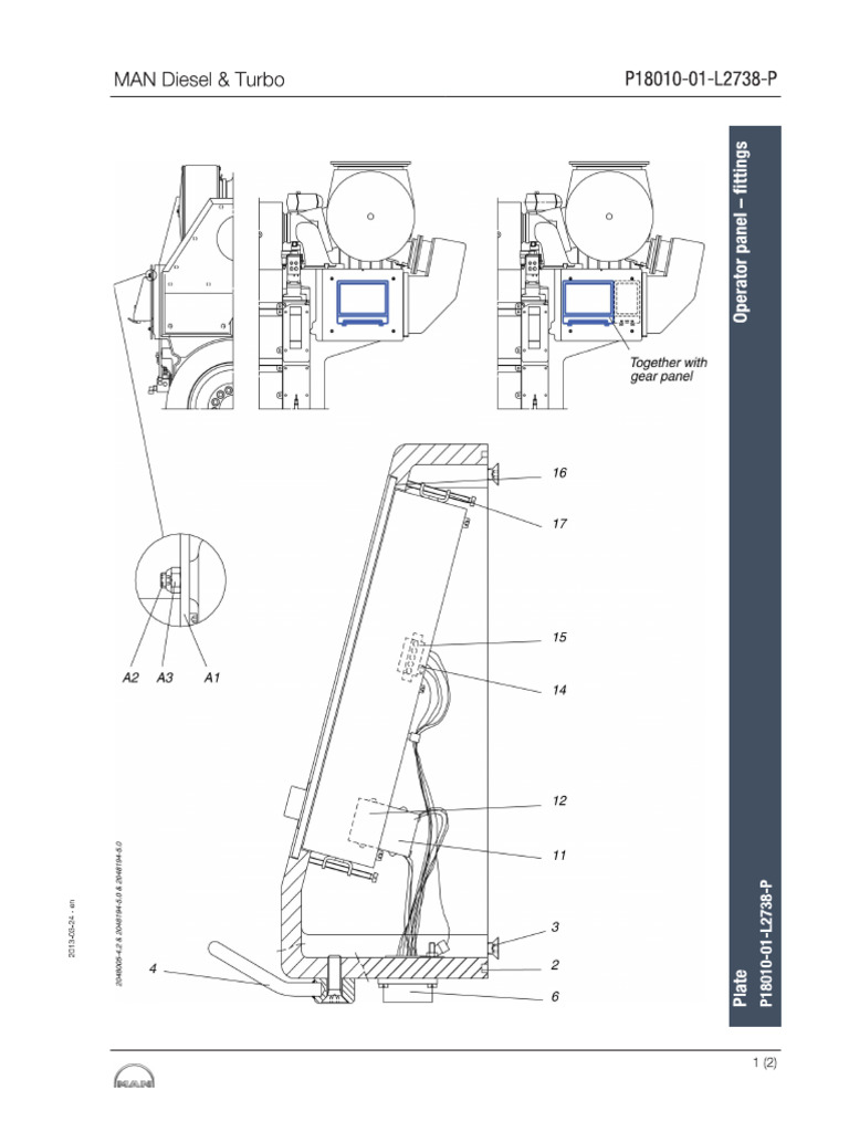 MAN Engine Indicator Panel - ZJMD MAN 6L27-38 | PDF