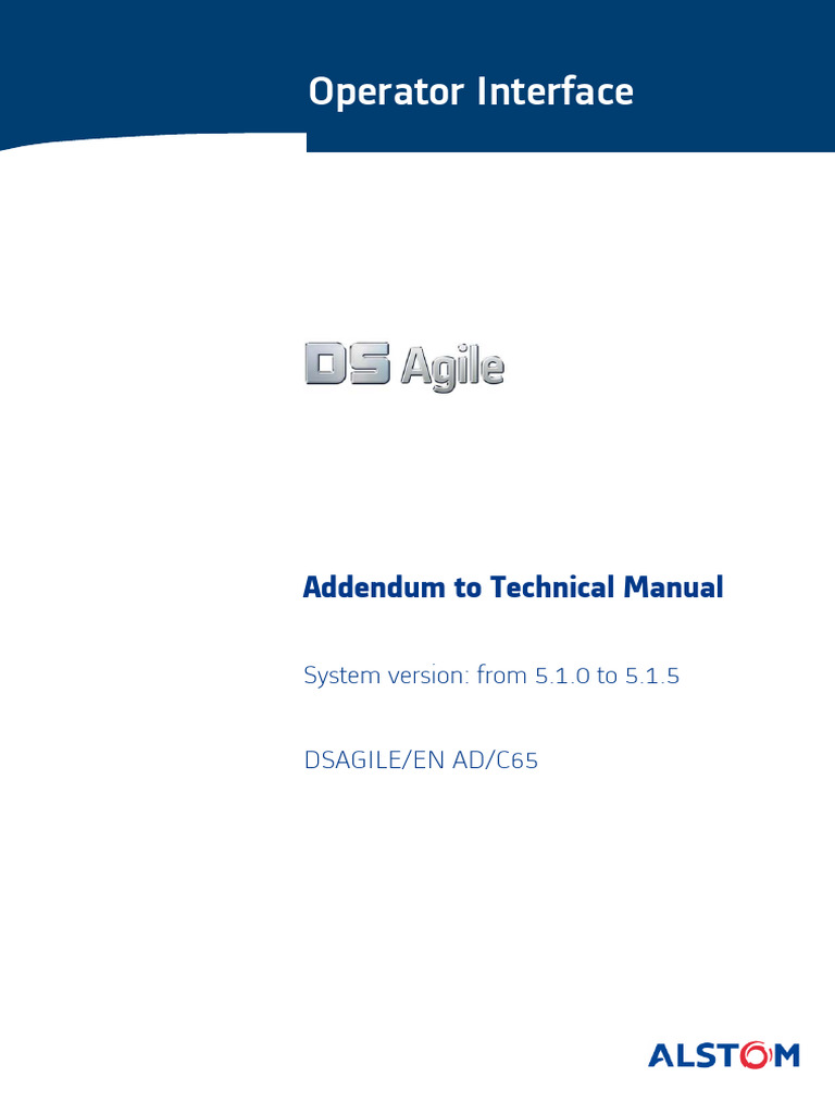 DS Agile Operator Interface Manual Addendum | PDF | Scada | Computing