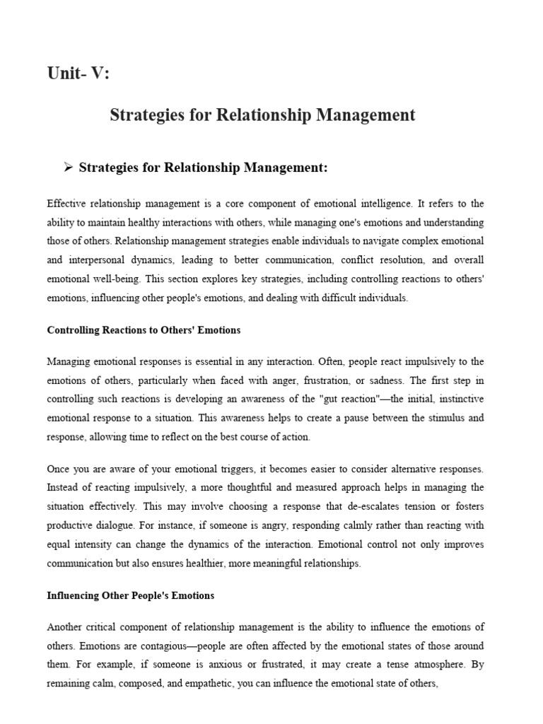 Emotional Intelligence Strategies | PDF | Emotions | Empathy