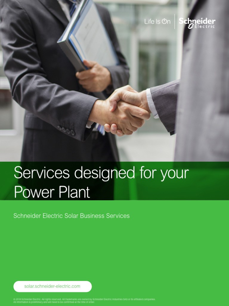 BR20190411 - Solar Services Brochure | PDF | High Voltage | Solar Power