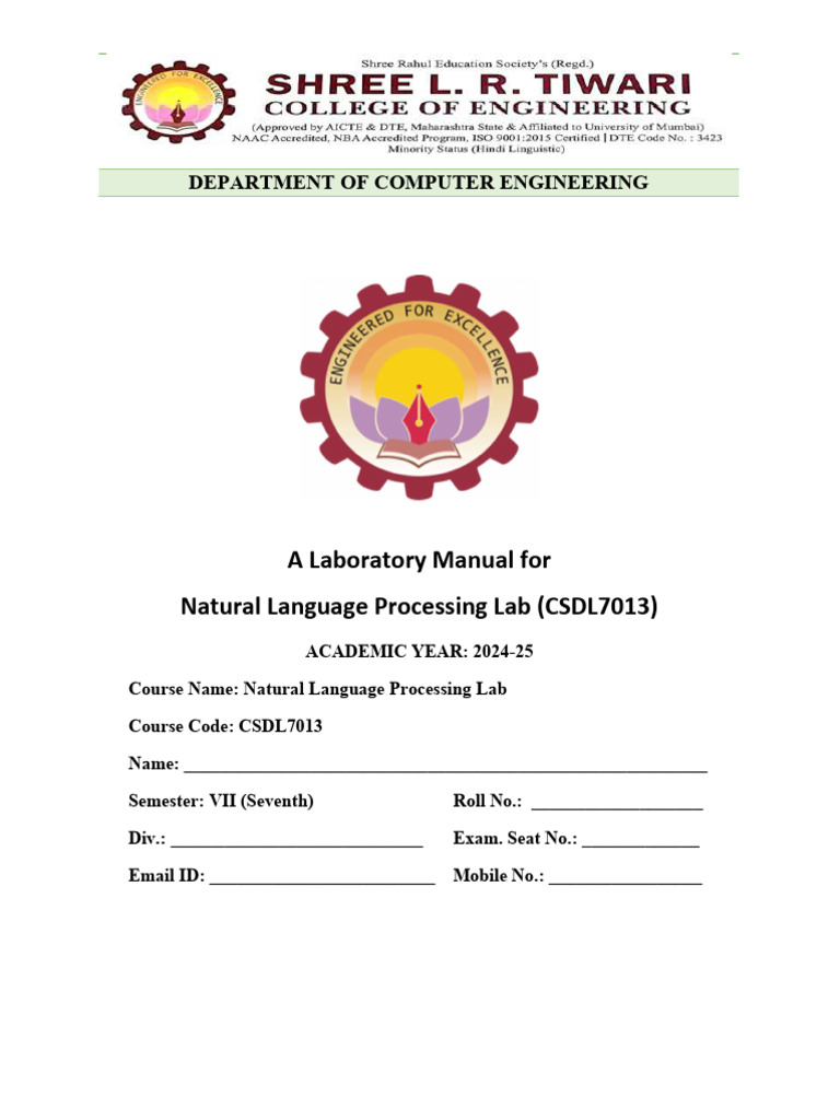 NLP Merged | PDF | Morphology (Linguistics) | Cognitive Science