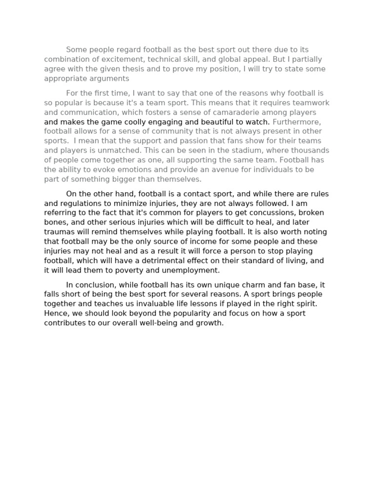 Football: Community and Risks Explained | PDF