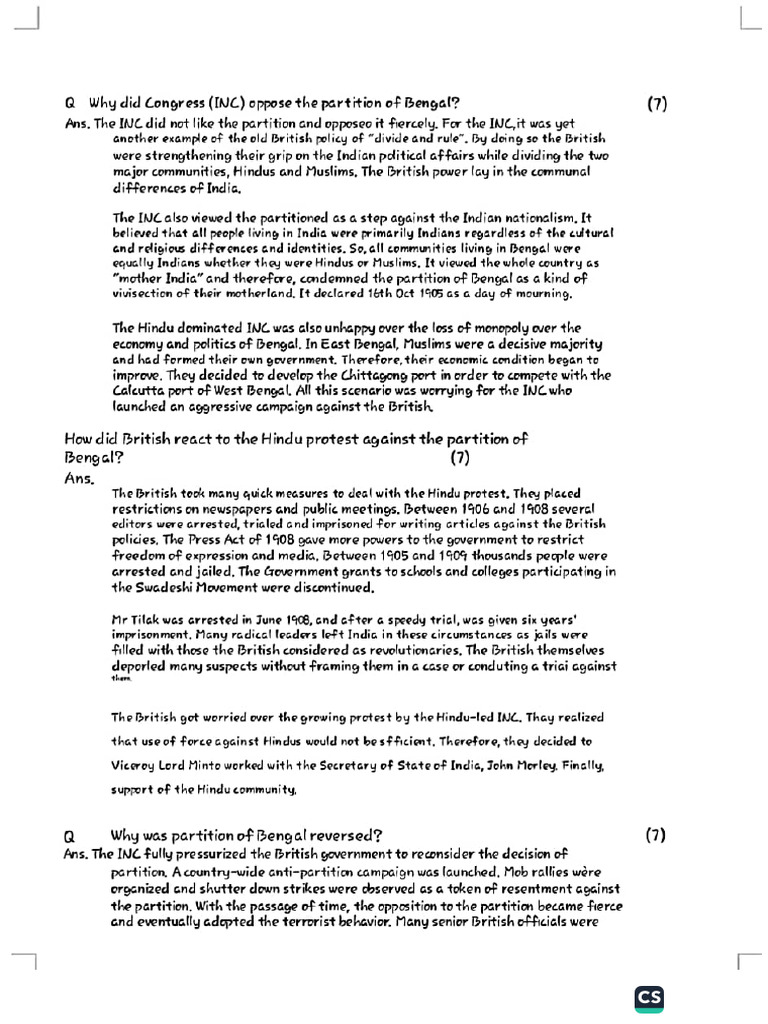 Chapter 6 History Notes 2059/01 | PDF