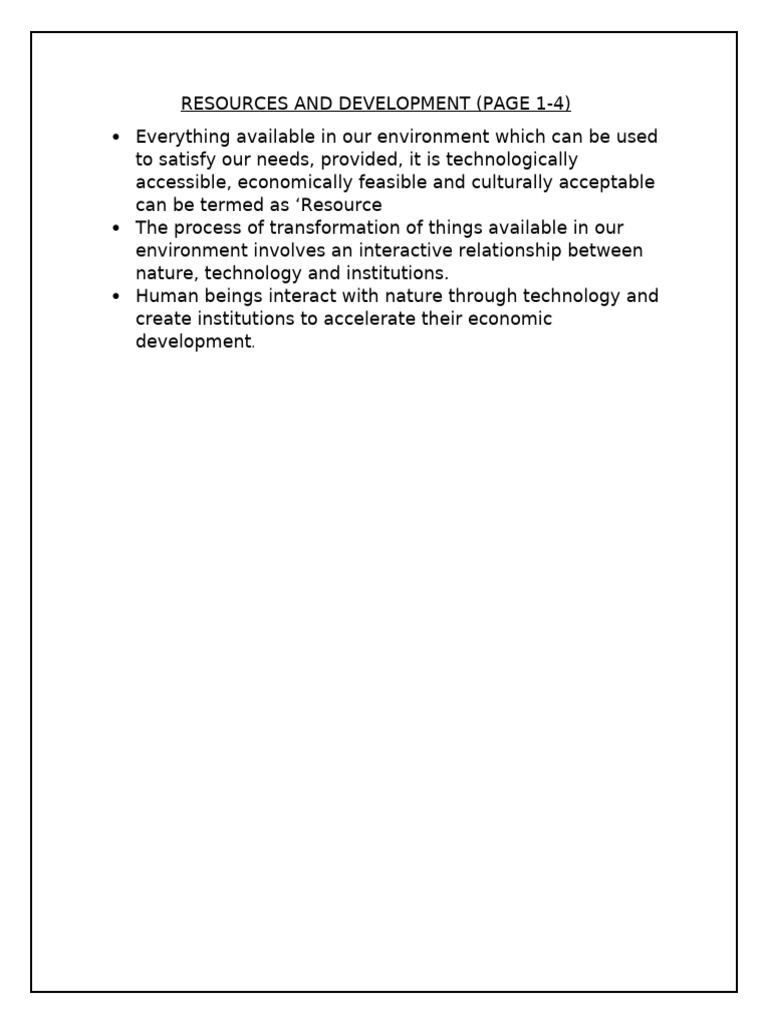 Resource Development and Conservation Guide | PDF | Resource ...