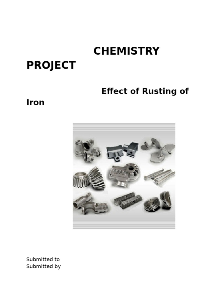 Impact of Iron Rusting Study | PDF