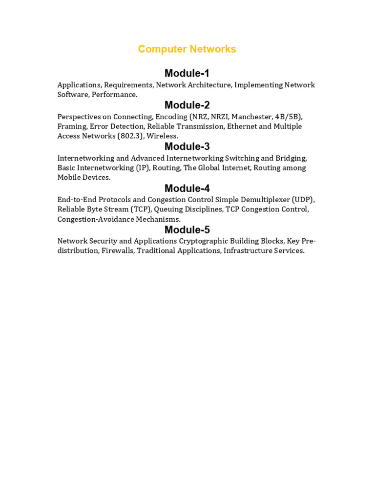 Computer networks pdf