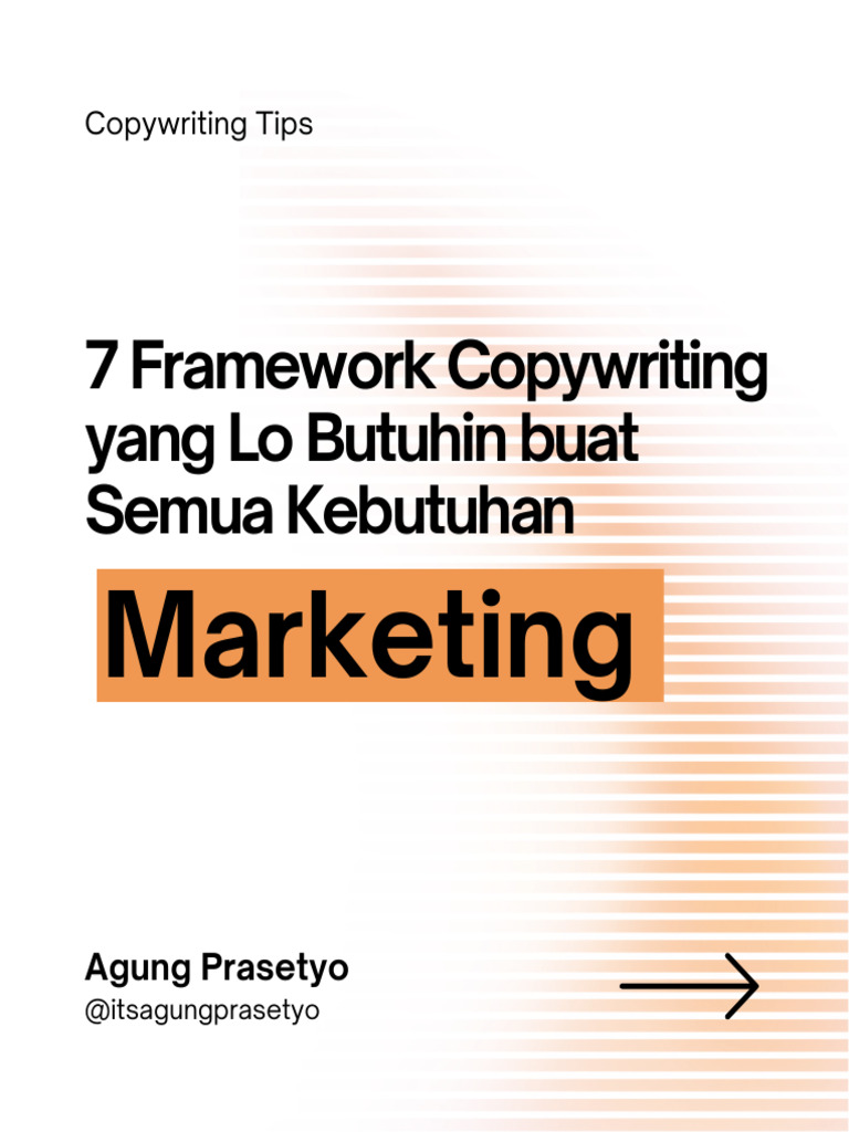 7 Framework Copywriting Efektif | PDF