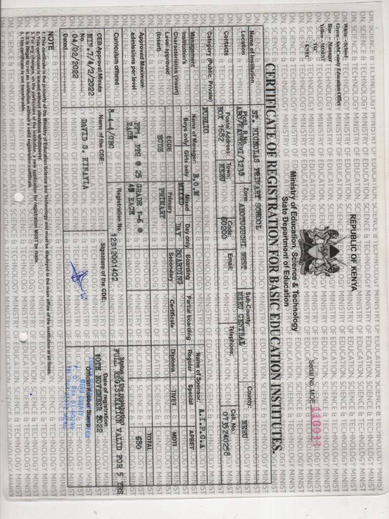 Registration Cert | PDF