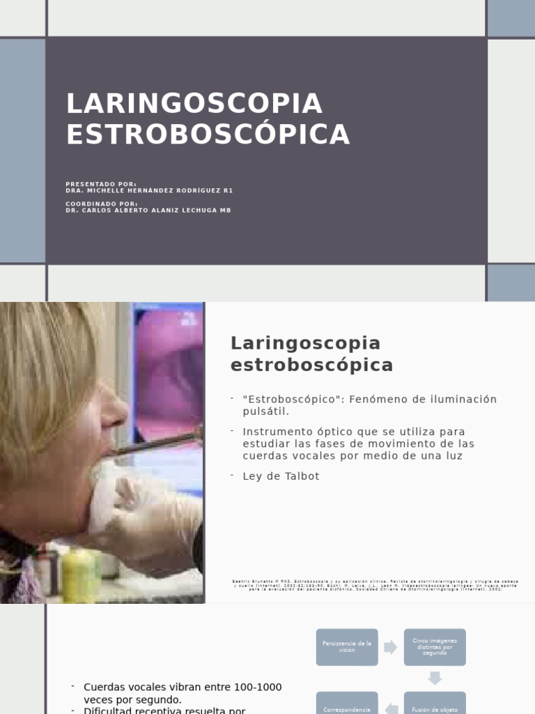 Laringoscopia Estroboscópica | PDF