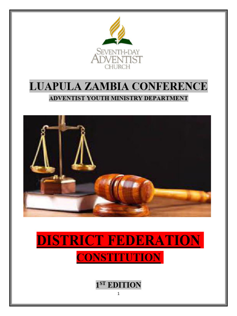 Nchelenge District Federation Constitution | PDF | Committee | Seventh ...
