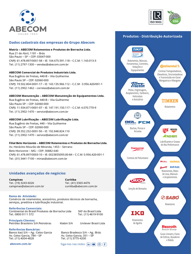 Matriz de Empresas ABECOM | PDF