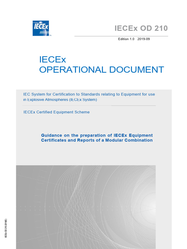 IECEx-OD-210-Ed1.0 | PDF | International Electrotechnical Commission ...