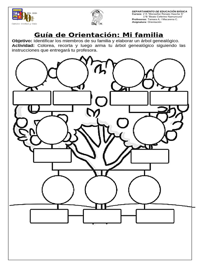 Elabora tu árbol genealógico familiar | PDF