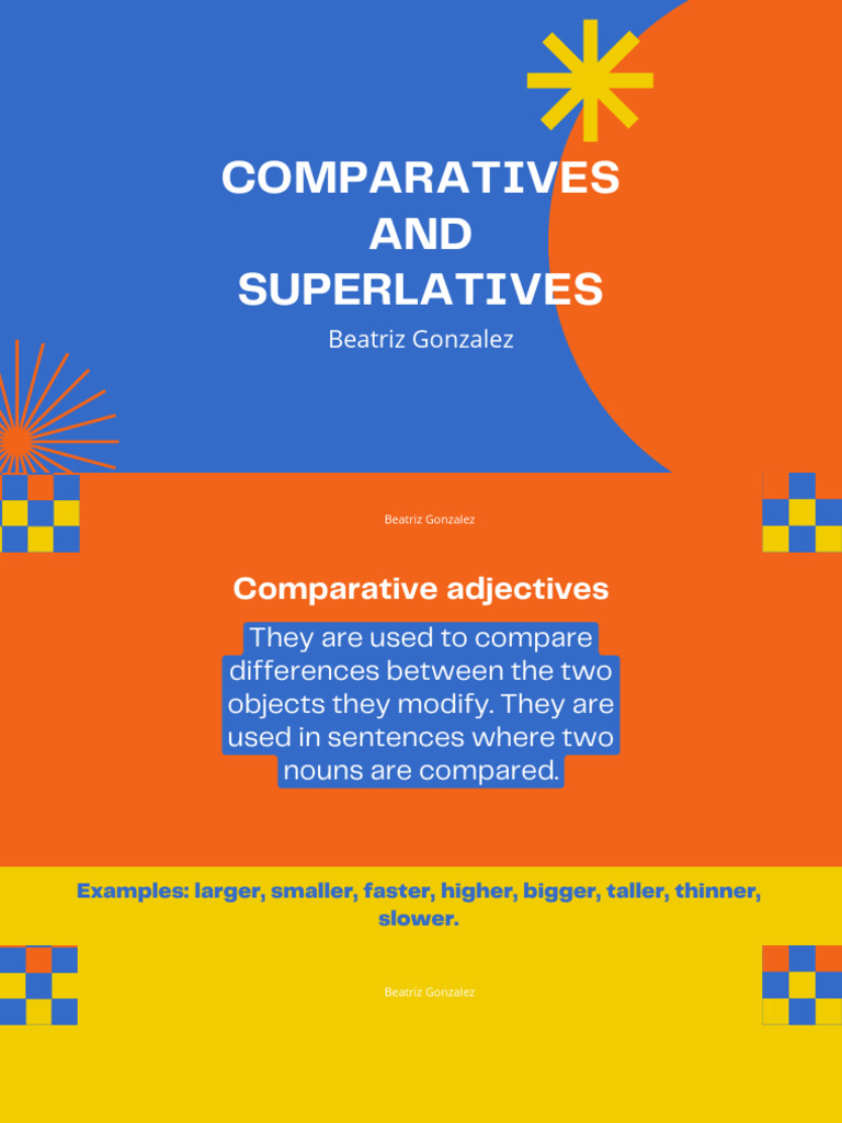 Comparatives and Superlatives | PDF | Adjective | Grammar