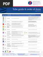 Laboratory Blood Specimen Tube Type Collection Chart | PDF | Clinical ...
