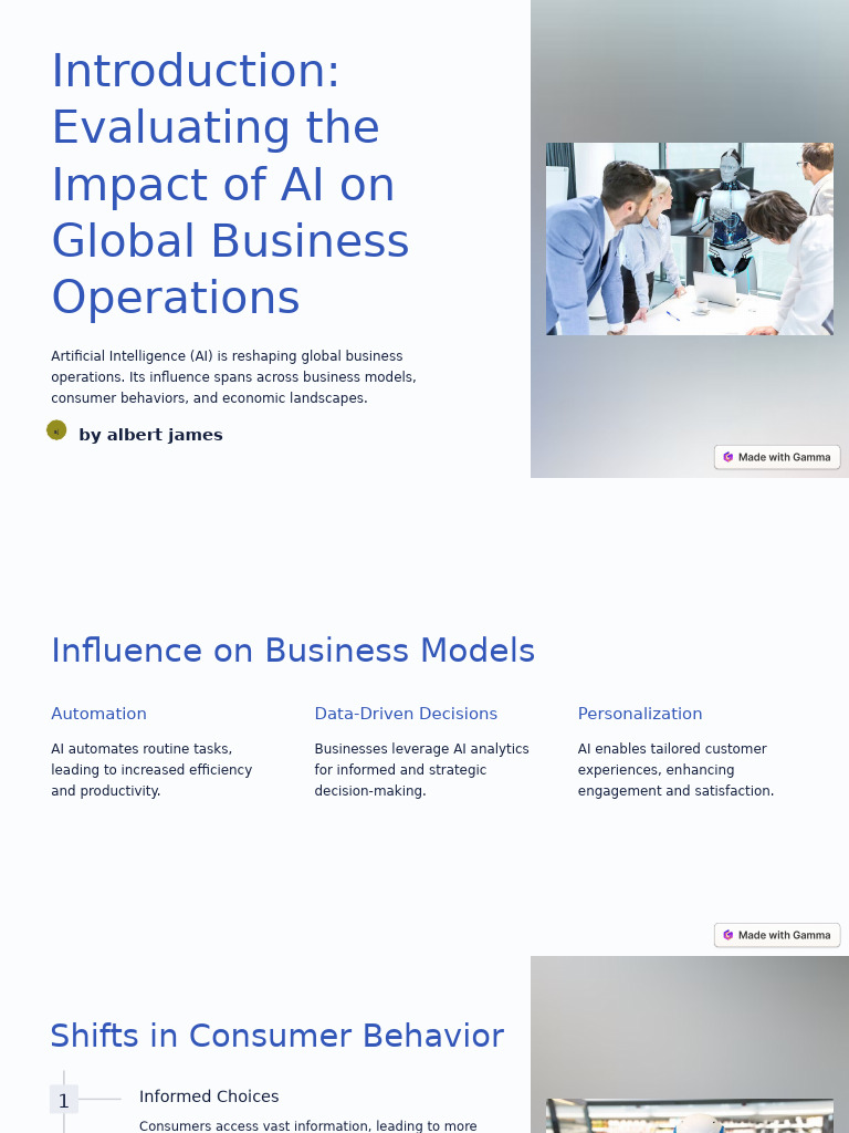 AI's Impact on Global Business | PDF | Artificial Intelligence ...