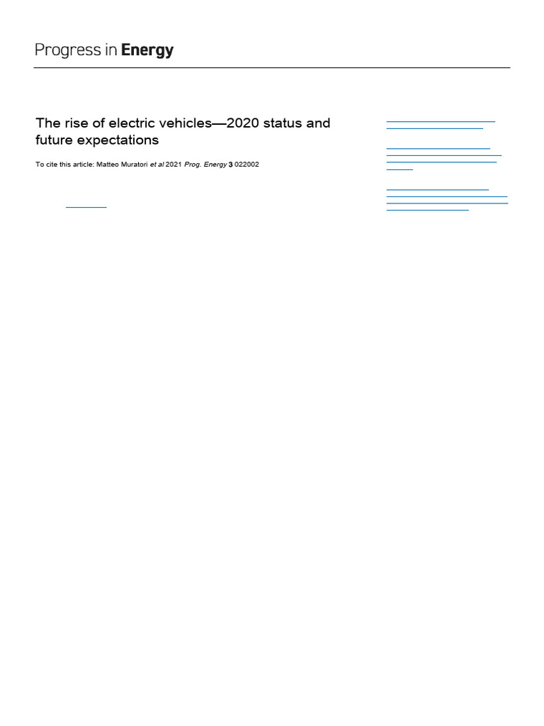 Reference 1 | PDF | Electric Vehicle | Plug In Hybrid