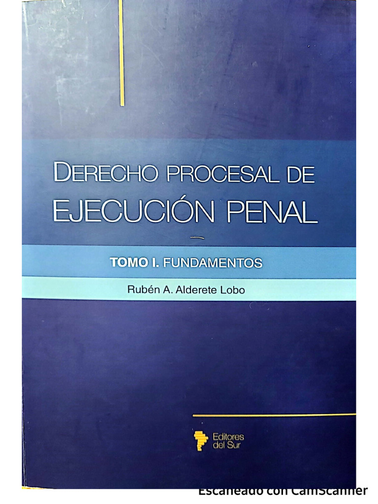 Derecho Procesal de Ejecucion Penal | PDF
