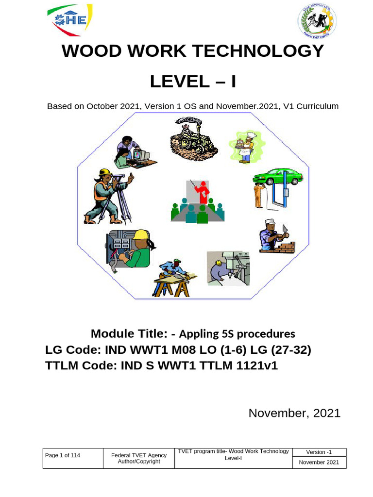 5S TTLM | PDF | Occupational Safety And Health | Personal Protective ...
