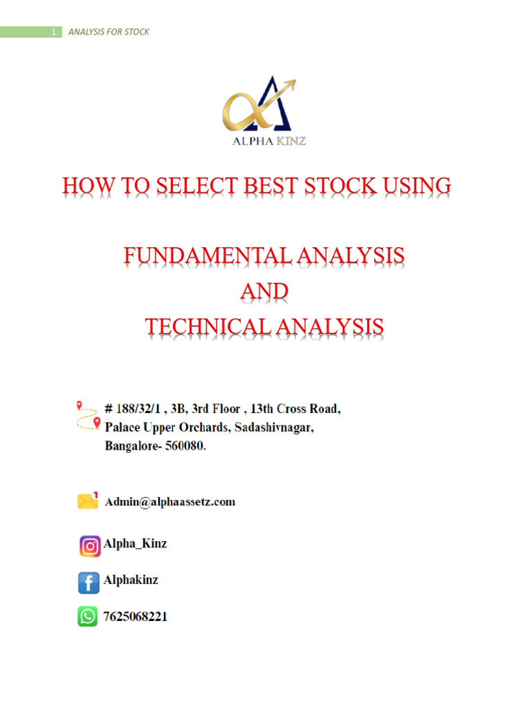 ANAYSIS OF STOCK-4 | PDF | Technical Analysis | Valuation (Finance)