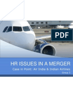 HR Issues in A Merger: Case in Point: Air India & Indian Airlines