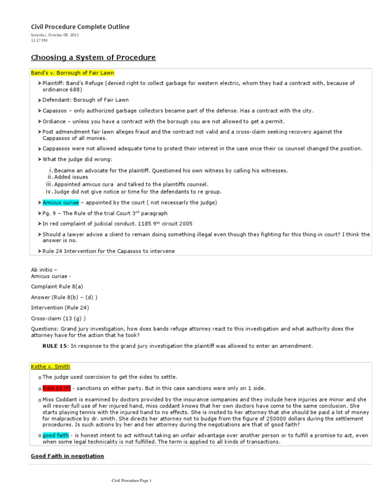 Legal Analysis of Band's Refuge Case | PDF | Lawsuit | Pleading