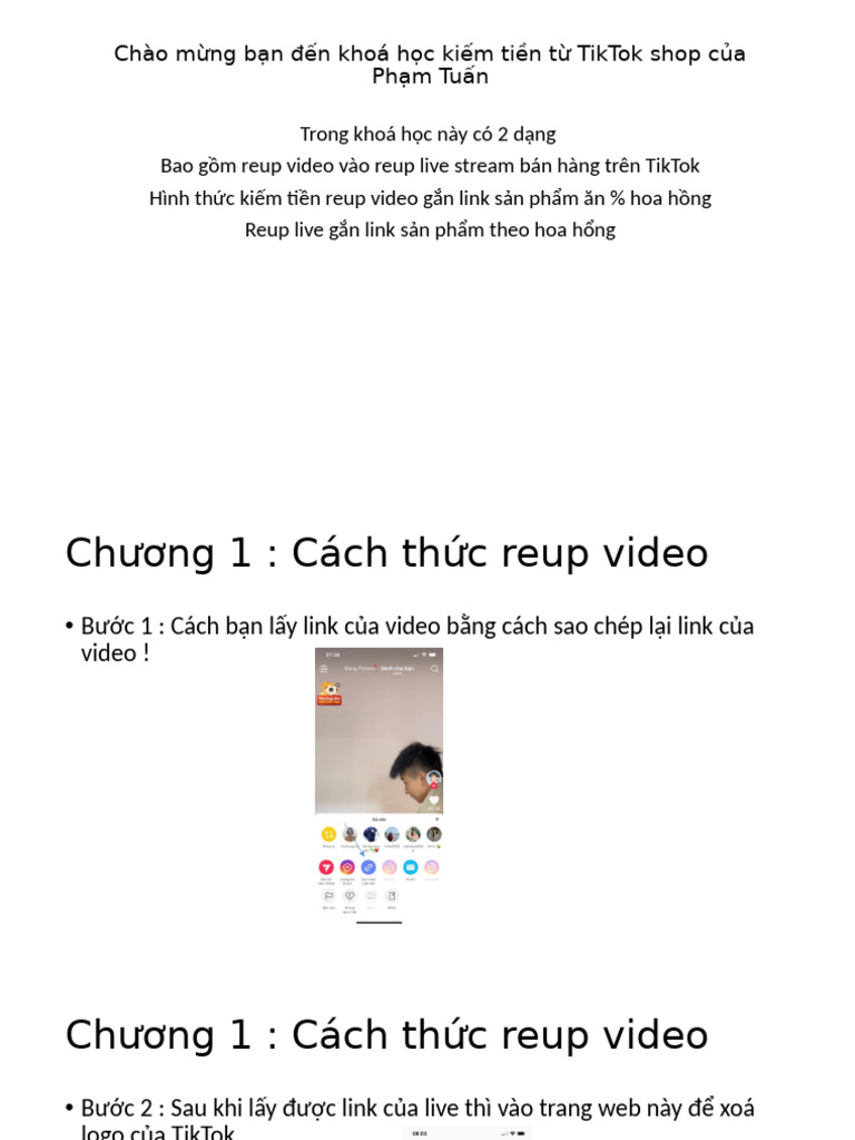 Chào mừng bạn đến khoá học kiếm tiền | PDF