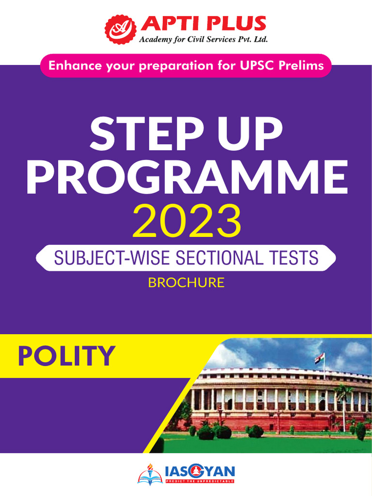 UPSC Polity Step Up Programme 2023 | PDF | Constitution | Government