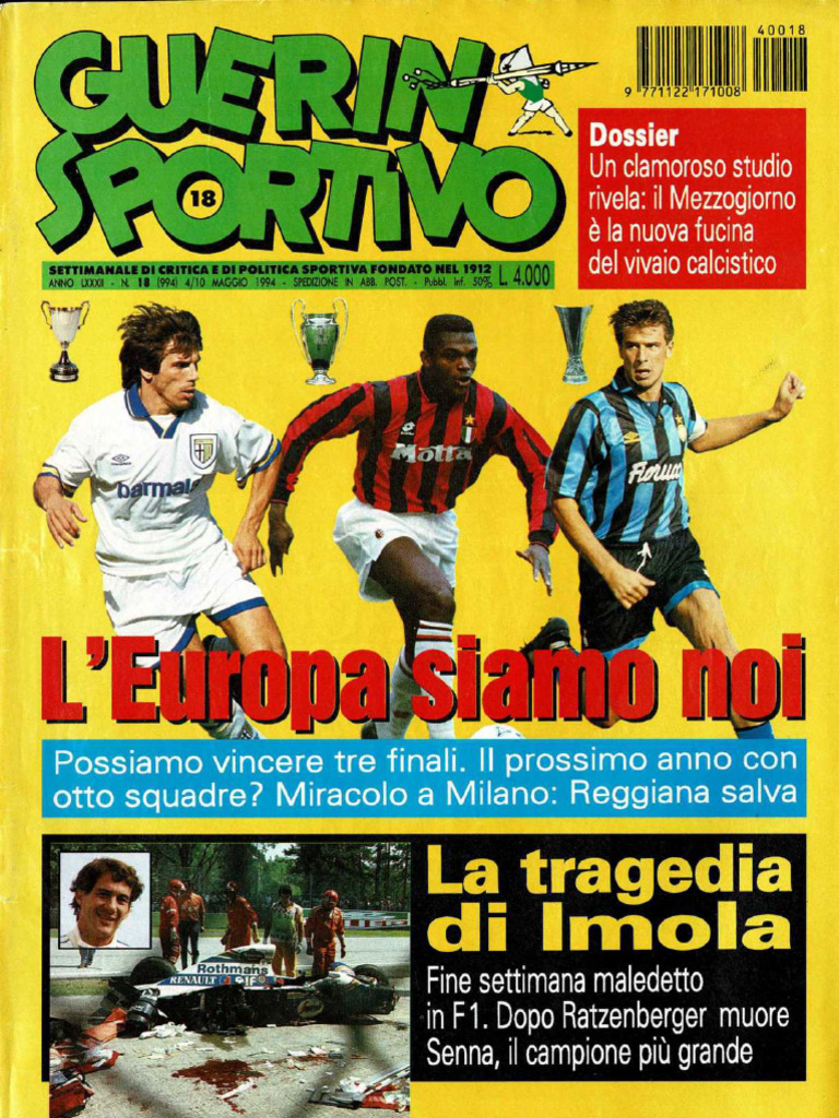 GUERIN SPORTIVO N.20/1998 LA JUVENTUS VINCE LO
