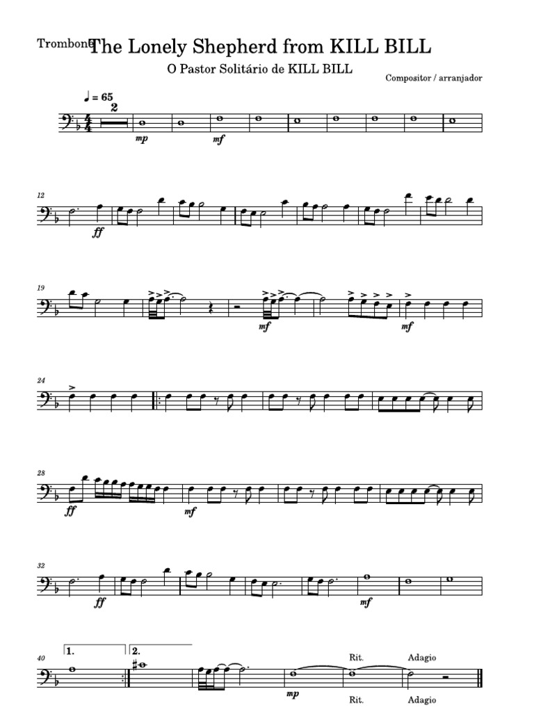 Trombone Pdf