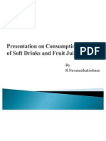 Presentation On Consumption Pattern of Soft Drinks and