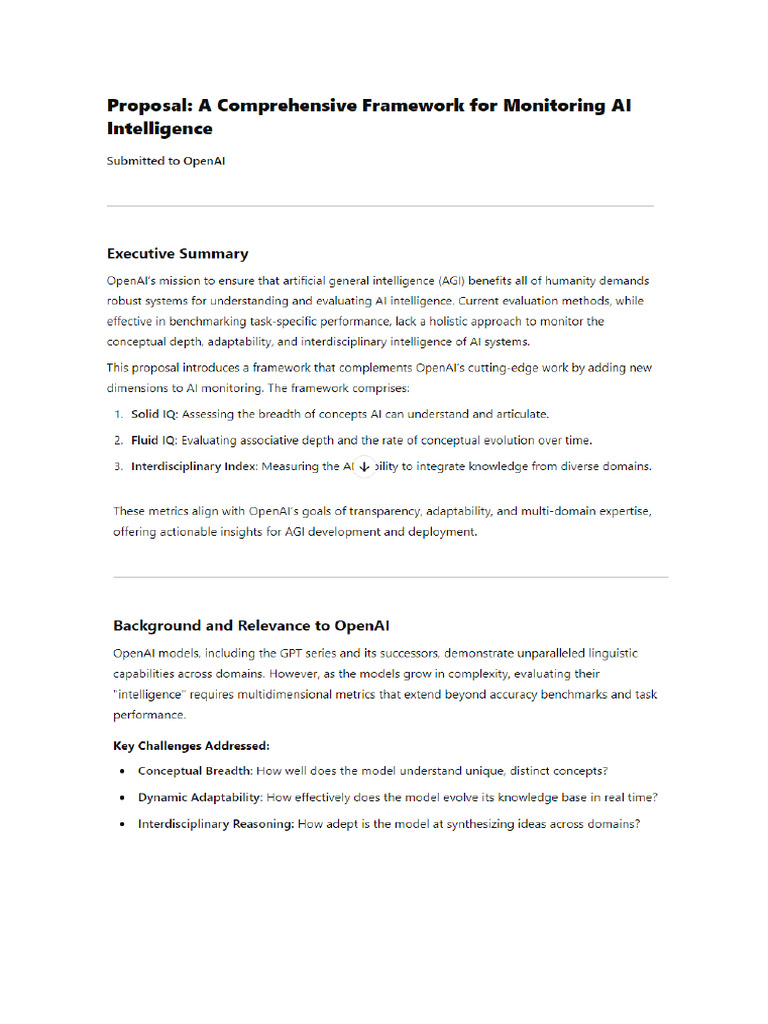 AI Evaluation Framework Proposal Review | PDF | Artificial Intelligence ...