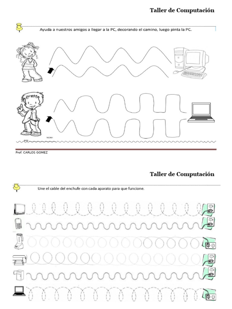1 Actividades Escritas Preescolar | PDF | Ciencias de la Computación ...