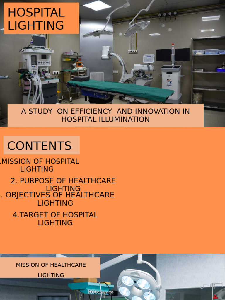 Hospital Lighting Efficiency Study | PDF | Lighting | Hospital
