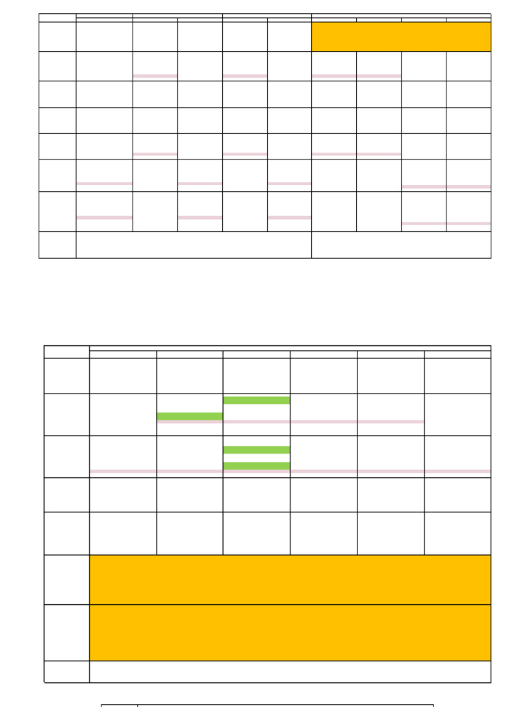 TIMETABLE - 25th November To 1st December 2024 II | PDF | Standardized ...