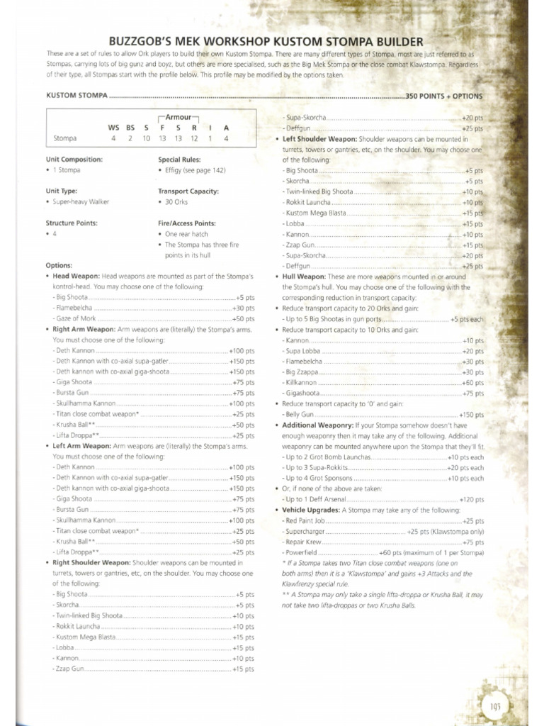 Kustom Stompa | PDF